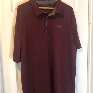 Men’s XL Tall Under armour burgundy shirt